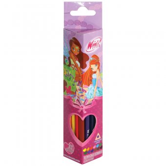 Карандаши "Winx" 12 цветов трехгранные