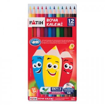 Карандаши цветные Pensan (Fatih)  12 цветов