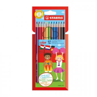 Карандаши цветные Stabilo "Color", 12 цветов