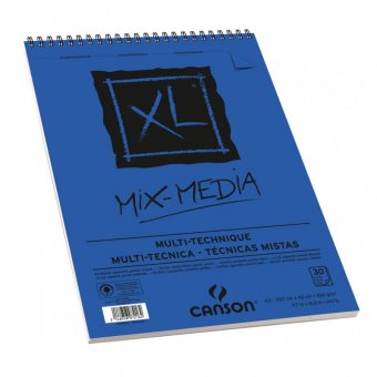 Альбом для смешанных техник Canson Xl Mix-Media 300г/м.кв 29.7x42см 30л Среднее зерно