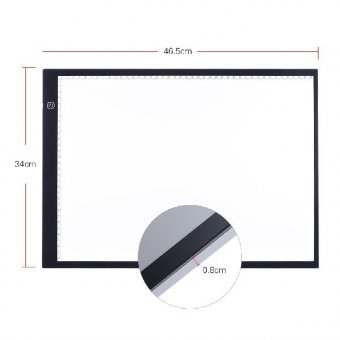 Световой планшет ArtPinOk А3 "Профи" LED Light Pad