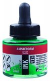 Чернила акриловые Talens Amsterdam 30 мл №615 Зеленый изумрудный, 17206150