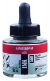 Чернила акриловые Talens Amsterdam 30 мл №800 Серебряный, 17208000