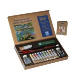 Набор масляных красок Lefranc&Bourgeois Extra Fine Discovery 10 цветов по 20 мл + аксессуары