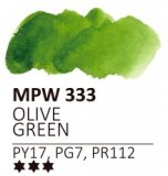 Акварель Mijello "Mission Silver Pan" 333 Оливковый зеленый