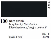 Пастель Ferrario  10 шт № 100 глубокий черный