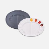 Палитра Mijello для акрила "Multi-Purpose Round", овальная с крышкой