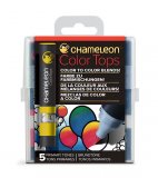 Набор цветовых блендеров Chameleon Color Tops Primary Tones 5 штук