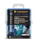 Набор цветовых блендеров Chameleon Color Tops Blue Tones 5 штук
