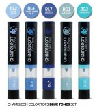 Набор цветовых блендеров Chameleon Color Tops Blue Tones 5 штук