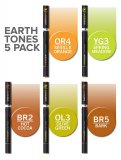 Набор маркеров Chameleon Color Tones Pen Packs Earth Tones 5 штук