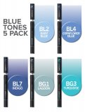 Набор маркеров Chameleon Color Tones Pen Packs Blue Tones 5 штук