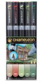 Набор маркеров Chameleon Color Tones Pen Packs Nature Tones 5 штук