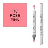 Маркер Touch Twin Brush 008 розовая роза R8