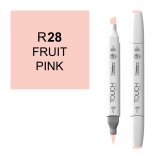 Маркер Touch Twin Brush 028 розовый фрукт R28