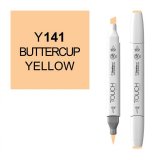 Маркер Touch Twin Brush 141 желтый лютик Y141