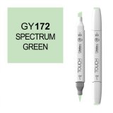 Маркер Touch Twin Brush 172 зеленый спектр GY172