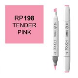 Маркер Touch Twin Brush 198 нежный розовый RP198
