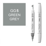 Маркер Touch Twin Brush GG5 серо-зеленый