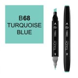 Маркер Touch Twin 068 изумрудный голубой B68