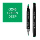 Маркер Touch Twin 243 глубокий зеленый G243