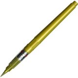 Маркер-кисть с картриджем ZIG Metallic Fude Pen золото