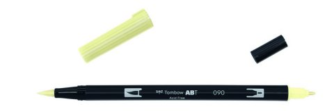 Маркер-кисть Tombow ABT Dual Brush Pen 090 желтый-детский