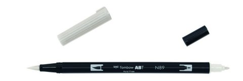 Маркер-кисть Tombow ABT Dual Brush Pen N89 теплый серый 1