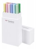 Набор маркеров Tombow ABT Dual Brush Pen pastel colors 18 шт.