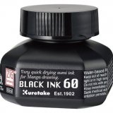 Тушь ZIG Black ink 60 мл Черная