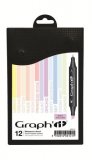 Набор маркеров Graph'It Classic 12 шт. Pastels пастельные цвета