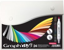 Набор маркеров Graph'It Brush 24 шт. Основные цвета