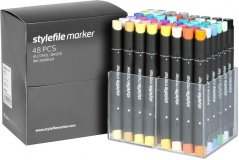 Набор маркеров Stylefile Classic 48 шт. основные цвета A