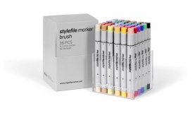 Набор маркеров Stylefile Brush 36 шт. основные цвета A