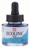 Акварель жидкая Ecoline банка 30 мл №522 Синий бирюзовый new