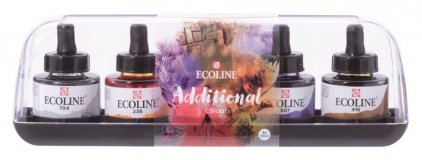 Набор Ecoline 5 цветов*30 мл дополнительные цвета