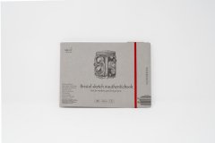 Скетчбук SM-LT Authentic Bristol  24,5x17,9 см 18л 185 г/м2 экстра белый, сшивка