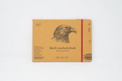 Скетчбук SM-LT Kraft #authenticbook  24,5x17,8 см 24л 90 г/м2 крафт, сшивка