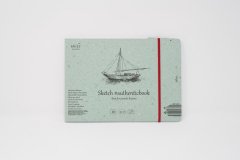 Скетчбук SM-LT White #authenticbook  24,5x17,6 cм 32л 90 г/м2 белый, сшивка