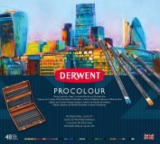 Набор карандашей Derwent Procolour 48 цветов, деревянная коробка