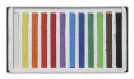 Набор пастели CretacoloR Starter, 12 цветов в картонной коробке, размер пастели 7х7х72 мм