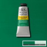 Акриловая краска W&N Galeria, 60мл, перманентный зеленый, средний