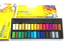 Пастель сухая Mungyo мягкая квадратная 1/2 длины 32 цвета в картонной коробке