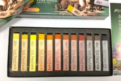 Пастель сухая Mungyo Gallery Soft, квадратная Ассорти 12 цветов