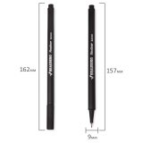 Ручка капиллярная BRAUBERG "Aero" черная, 0,4 мм, 142252