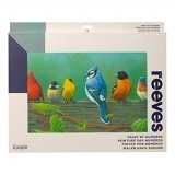 Набор "Рисуем по номерам" рисунок-птицы, акриловые краски, Reeves