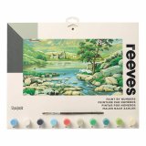 Набор "Рисуем по номерам" рисунок-водный пейзаж, акриловые краски, Reeves