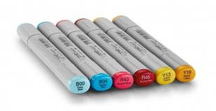 Набор маркеров на спиртовой основе Copic Sketch основные цвета 6 цветов