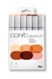 Набор маркеров на спиртовой основе Copic Sketch телесные тона 6 цветов