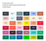 Набор маркеров на спиртовой основе Sketchmarker Fashion design 36шт дизайн одежды, сумка органайзер